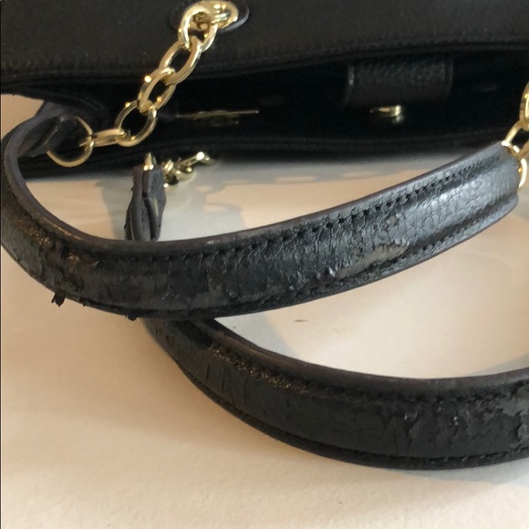 Anne Klein Black and Gold Handbag - Picture 3 of 8